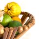 Coupe à fruit en bois