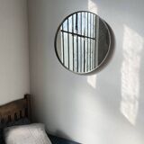 Round chrome mirror from the 50s