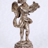 Set of three musician cherubs in cast lead - period: 20th century
