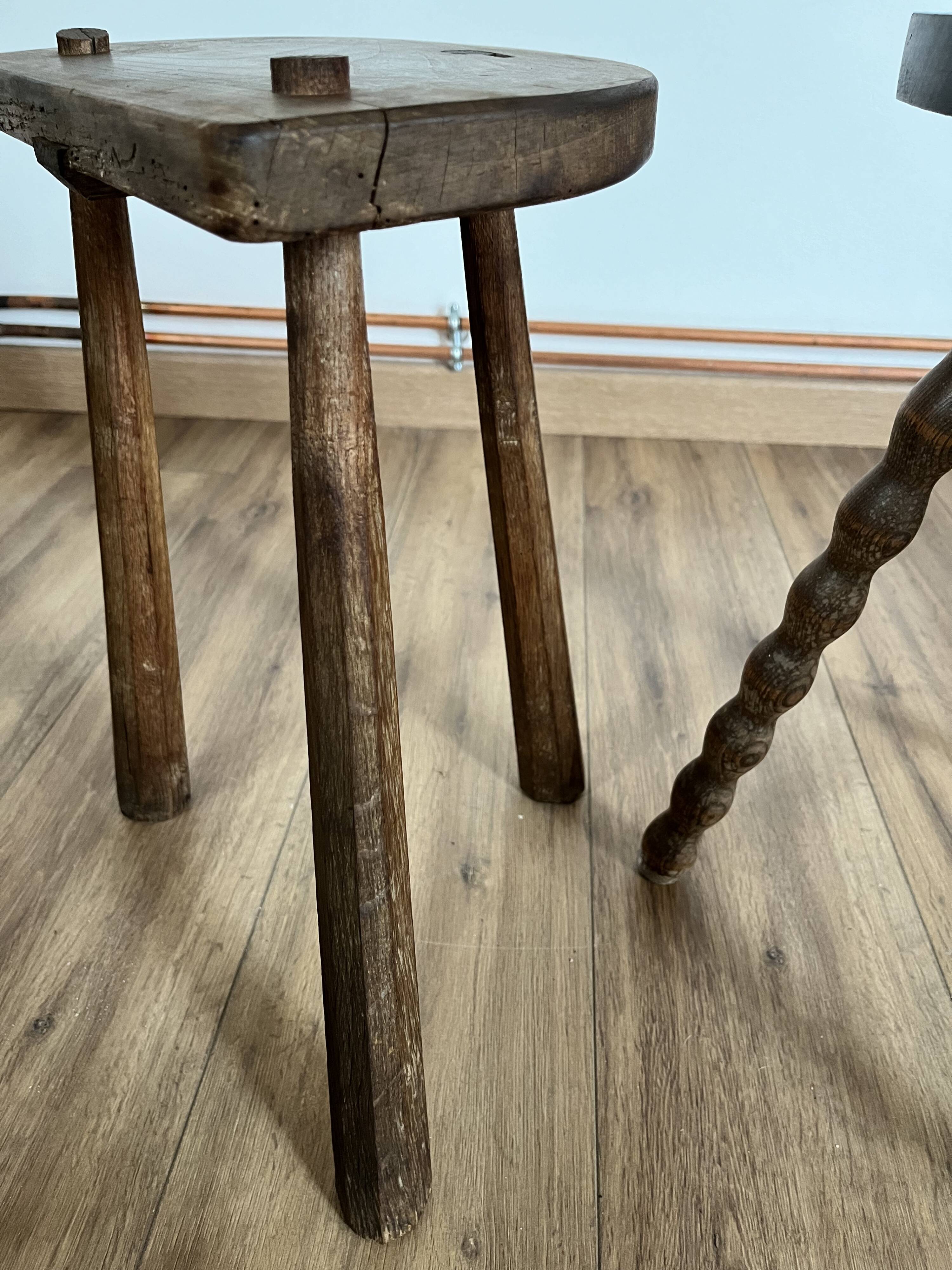 Set of 4 mismatched stools