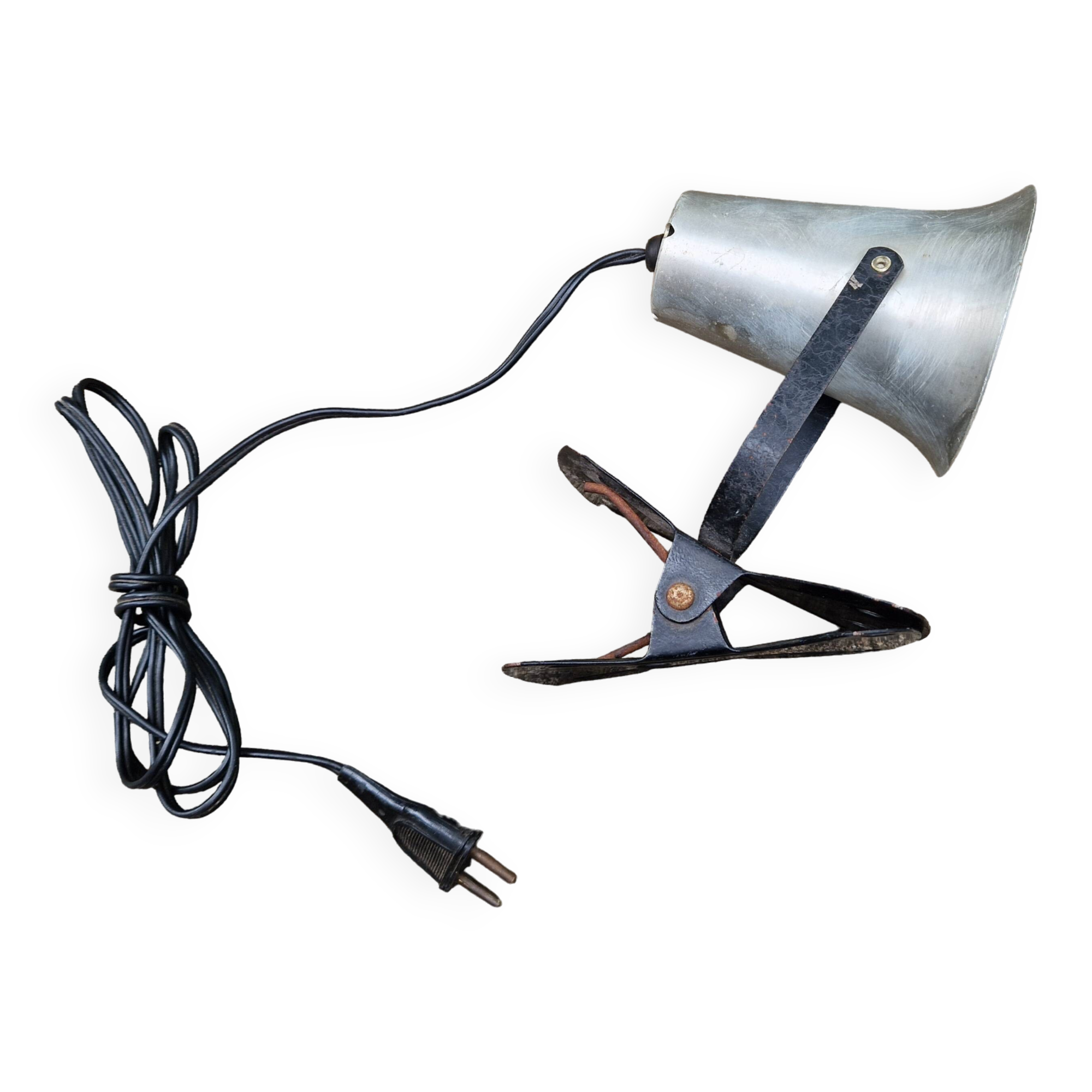 Small 1960s clamp spotlight