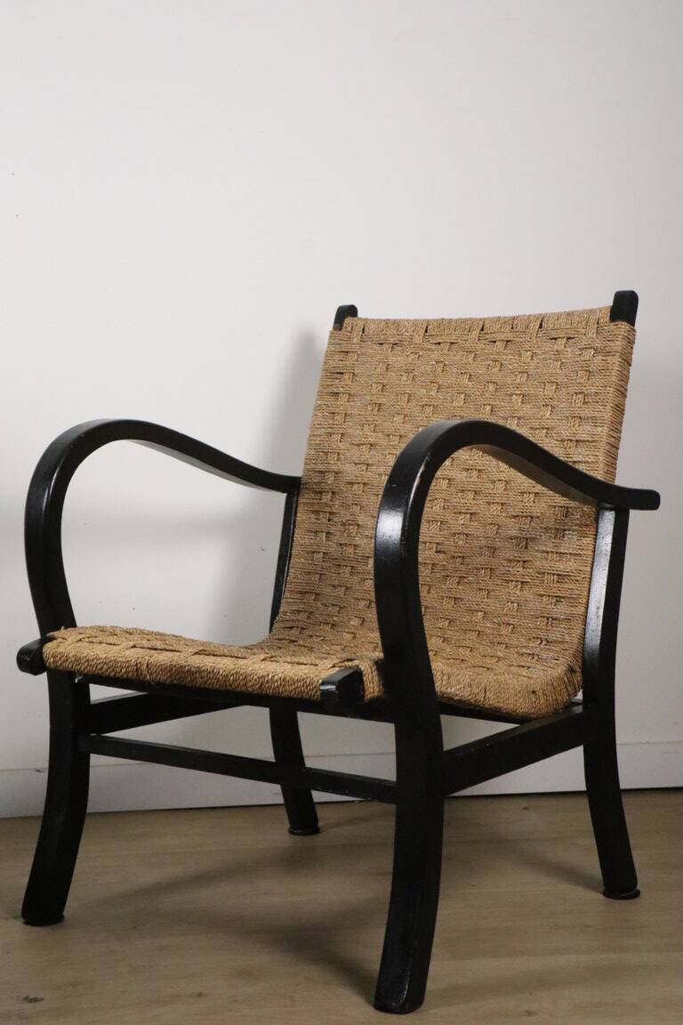 Pair of vintage armchairs by Erich Dieckmann, 1940