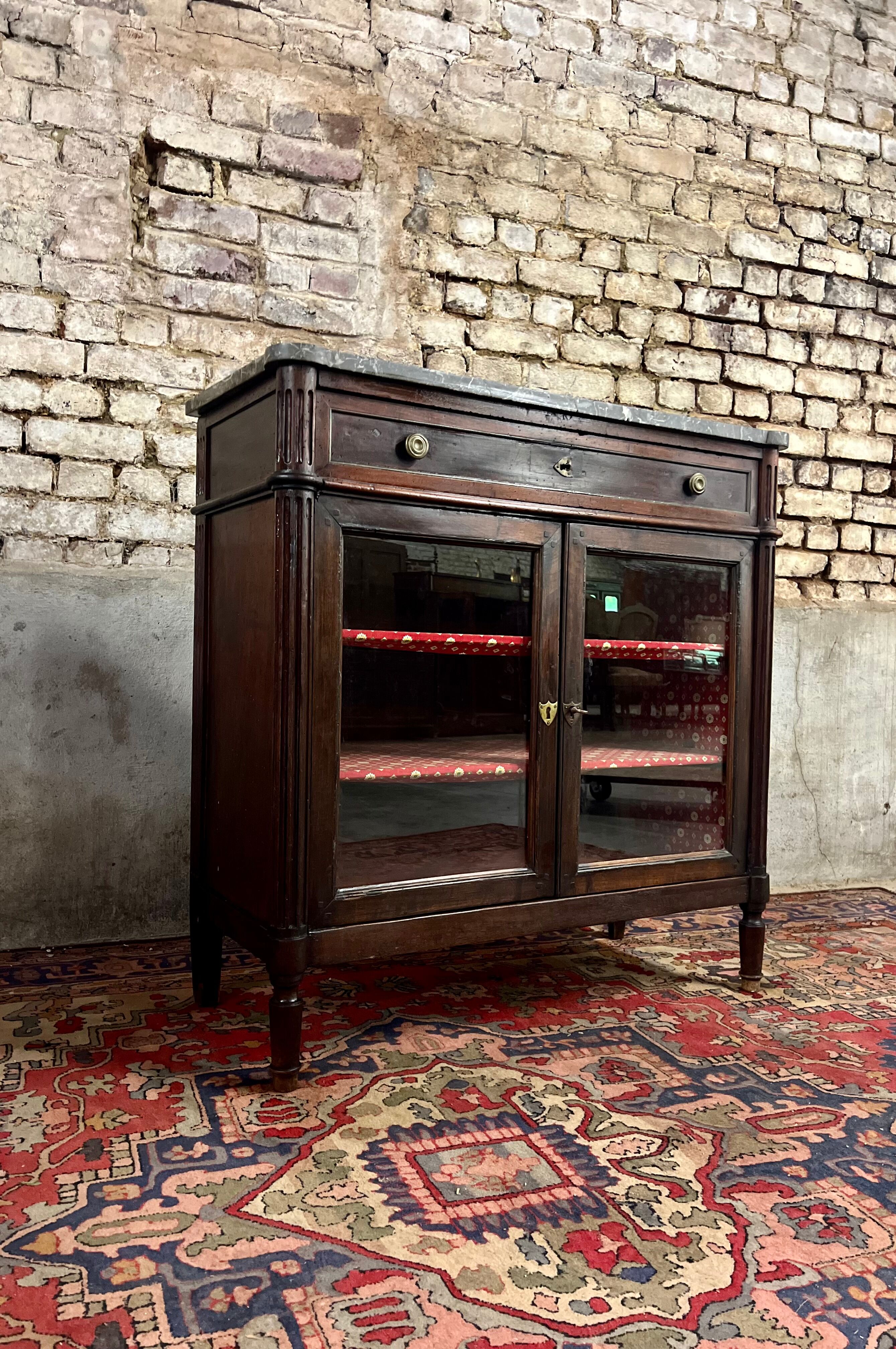 Mahogany sideboard Louis XVI XVIII century