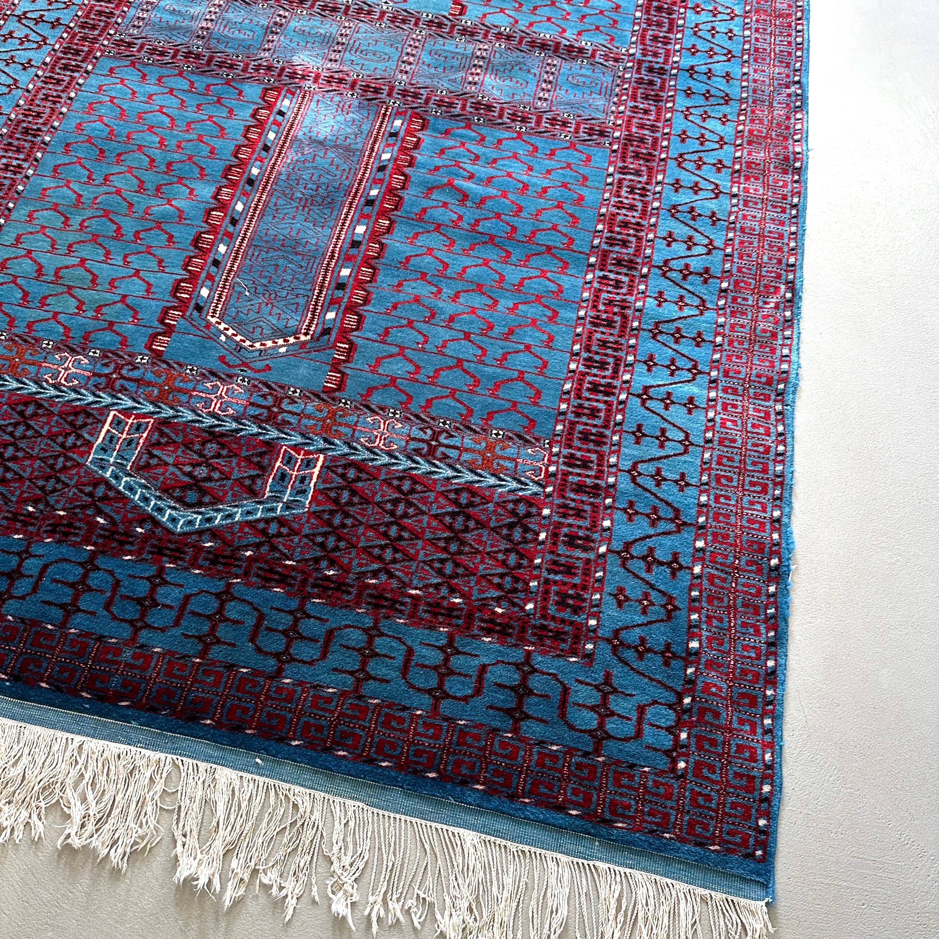 Vintage wool rug, Pakistan, oriental rug