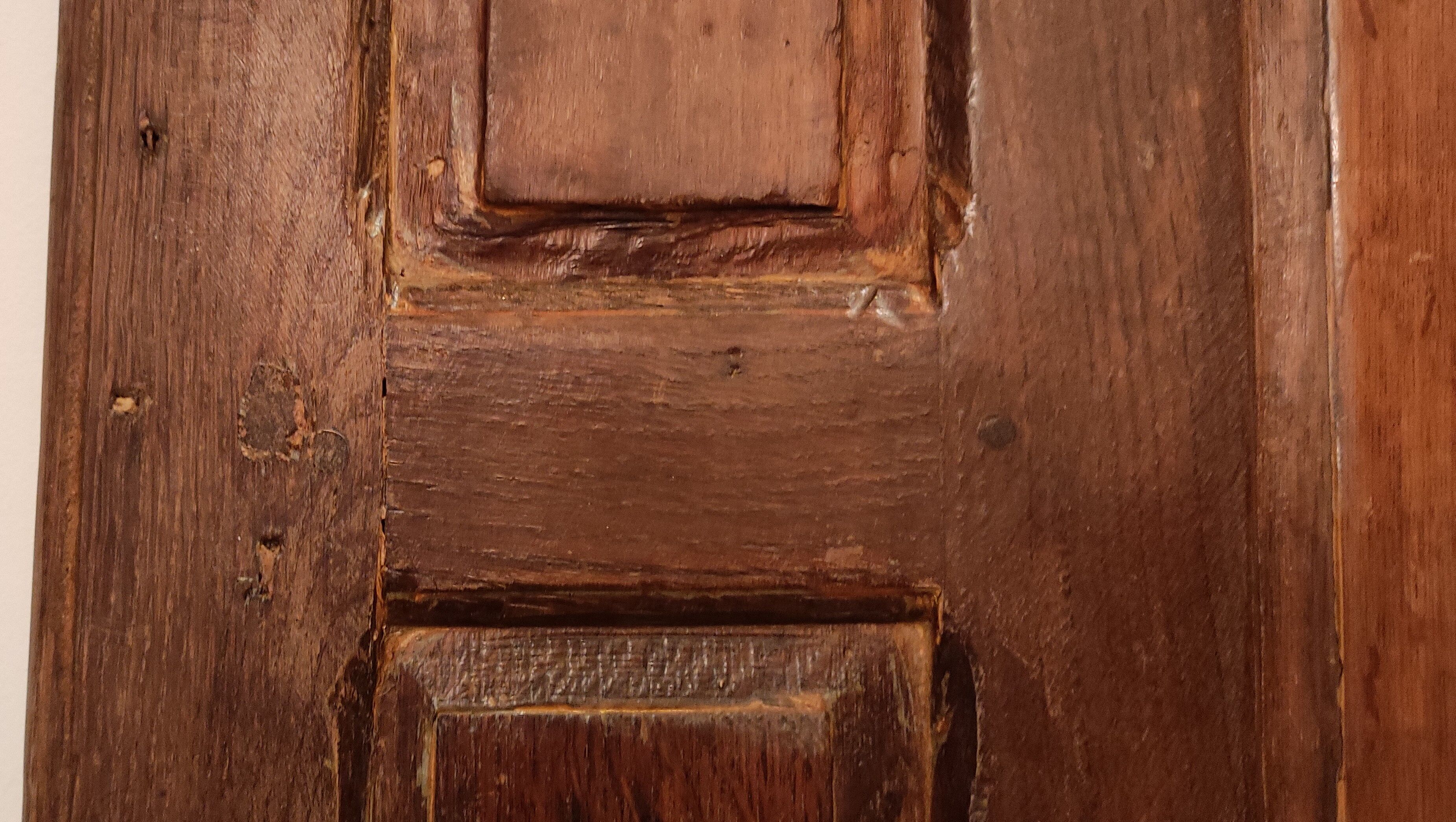 Old door of the seventeenth century