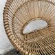Pair of rattan armchairs