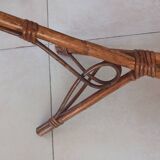 Vintage rattan plant holder