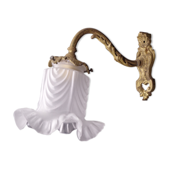 Sconce in golden bronze