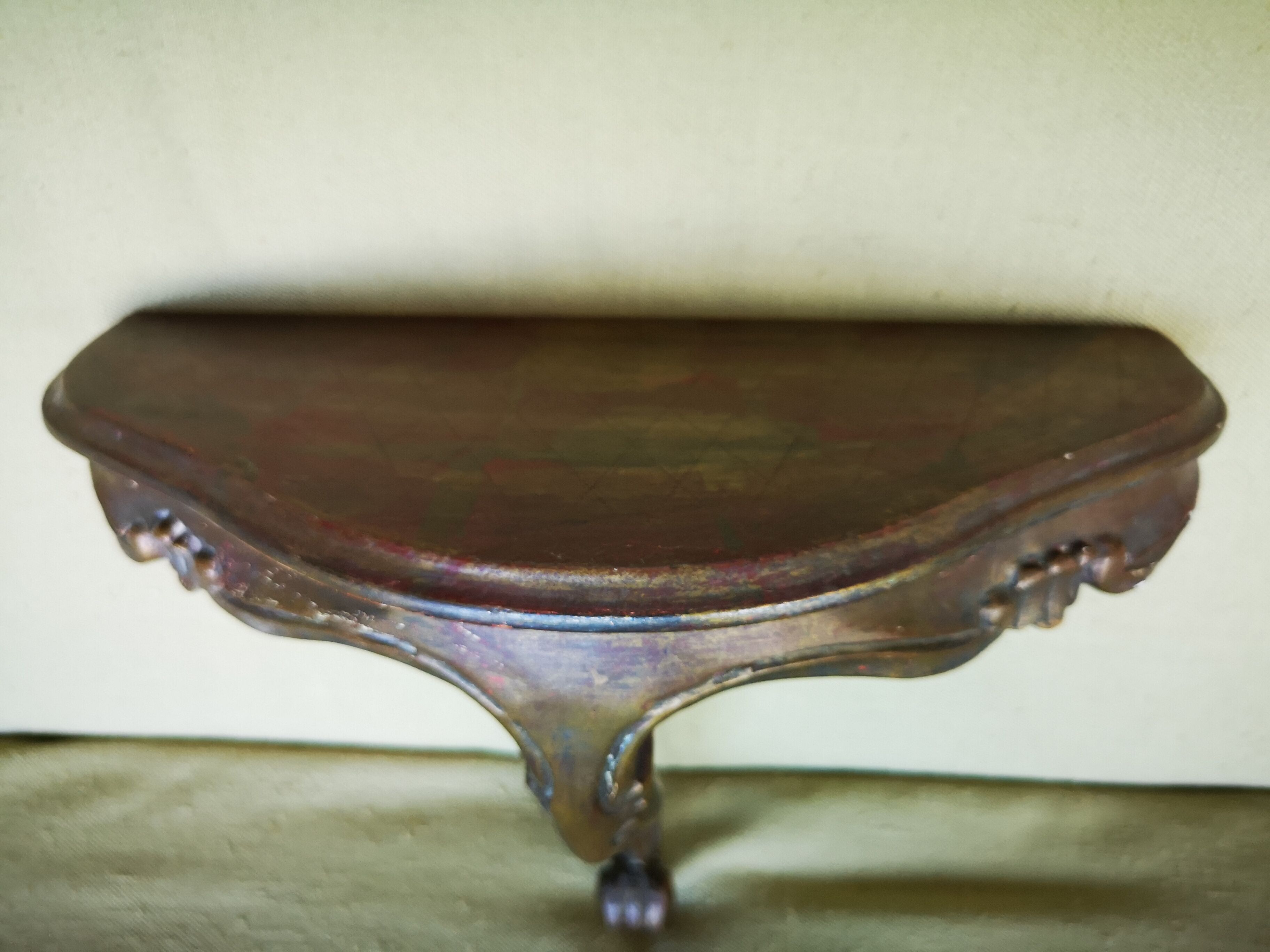 Small wooden console