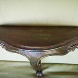 Small wooden console