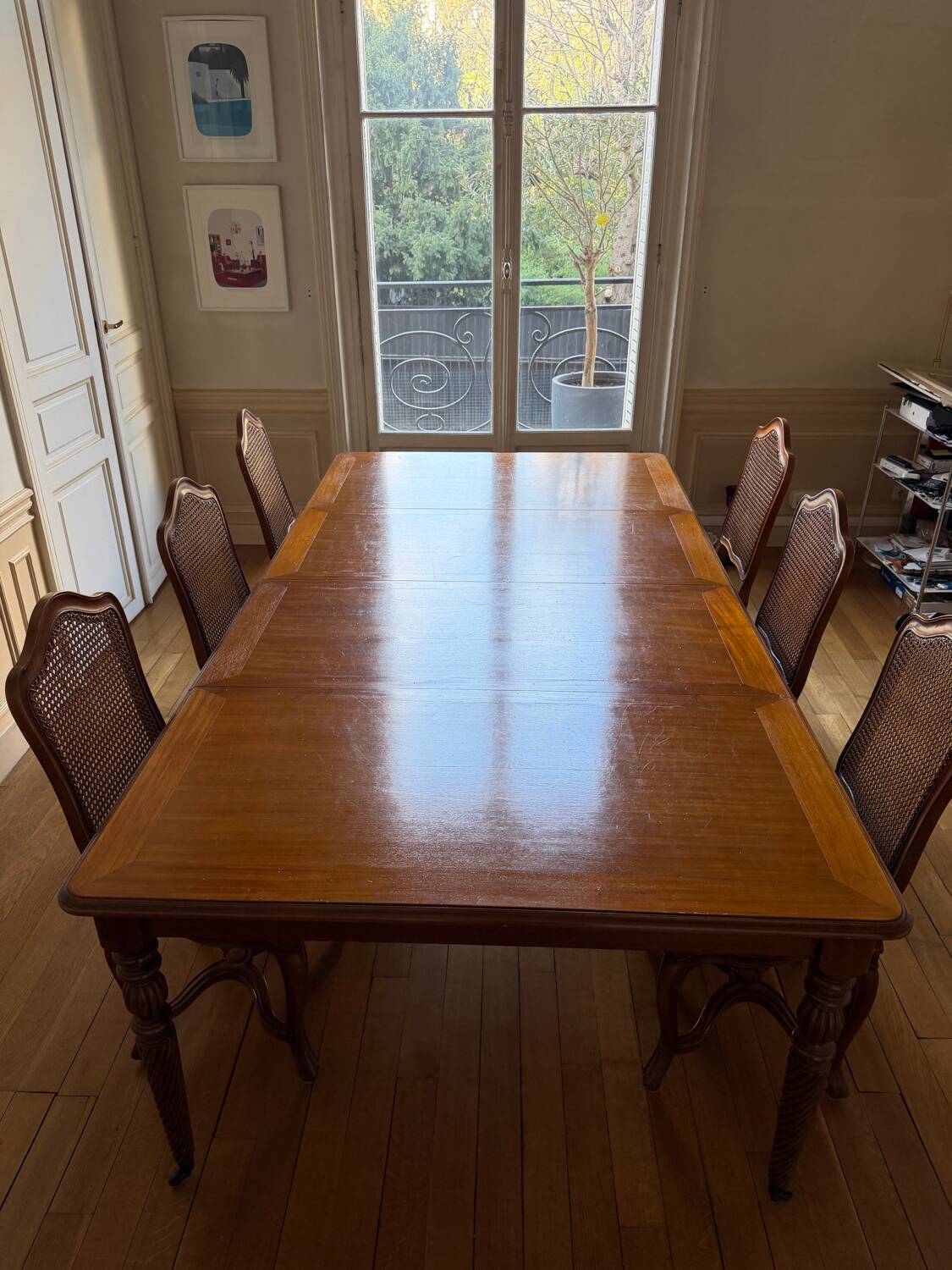 Dining table - 19th century, Louis-Philippe style