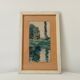 Antique Watercolor Painting Signed J.Richter "Marne a Gournay"