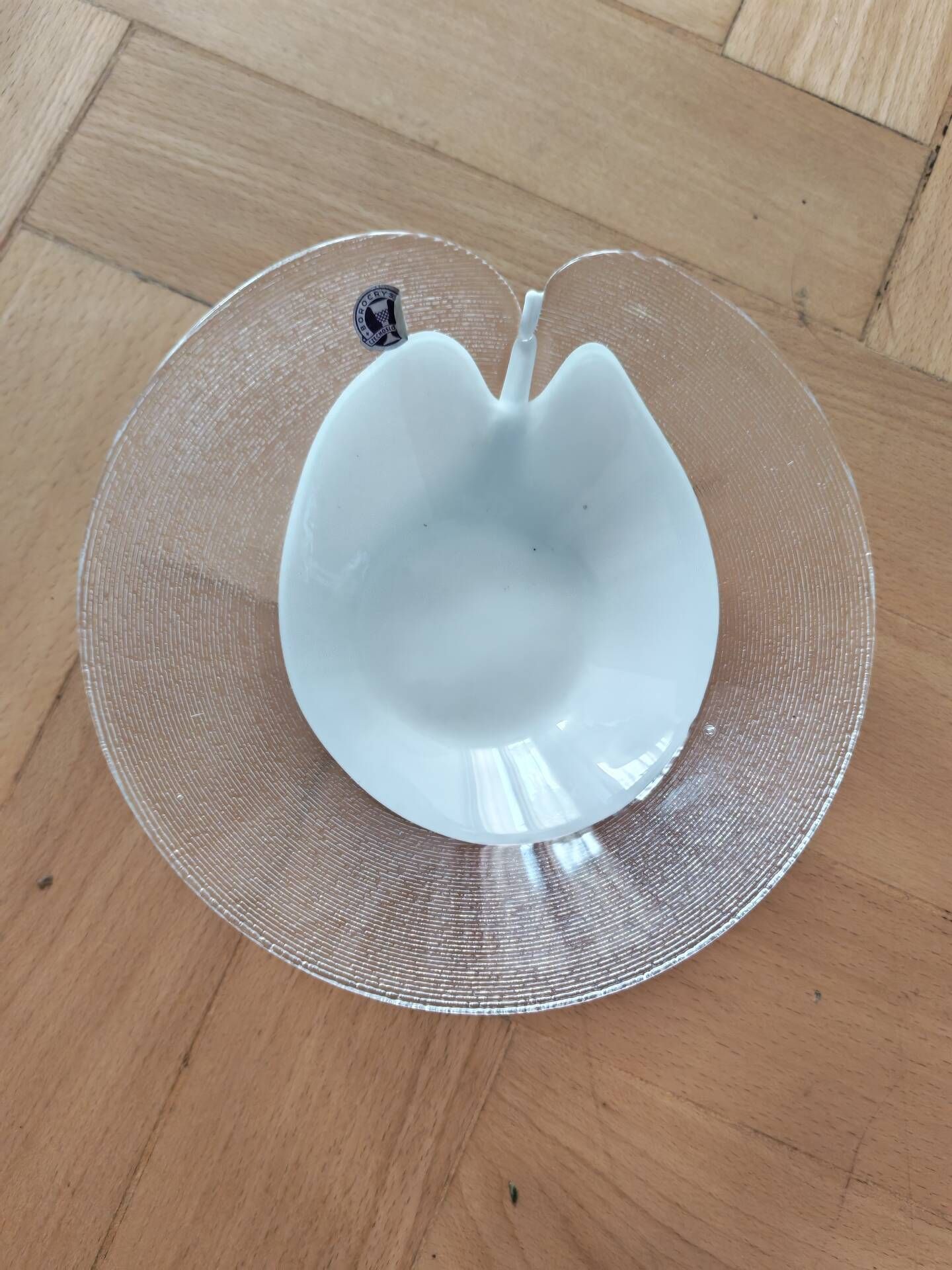 Art glass vide poche by Jiri Suhajek for Crystalex Bohemia