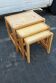Tables de nidification en pin de Suède