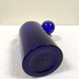 Ancien flacon d’apothicaire en verre bleu cobalt