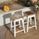 Paire de tabourets vintage