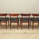 Set of four teak chairs, Danish design, 1960s, manufacture: Bruno Hansen, d