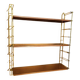 Tomado style string gold metal shelves