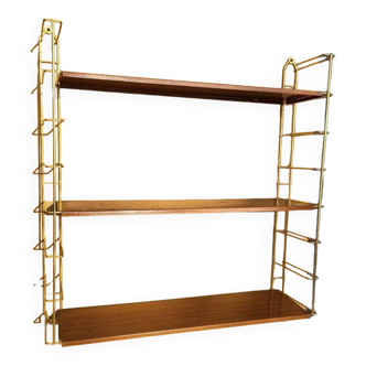 Tomado style string gold metal shelves