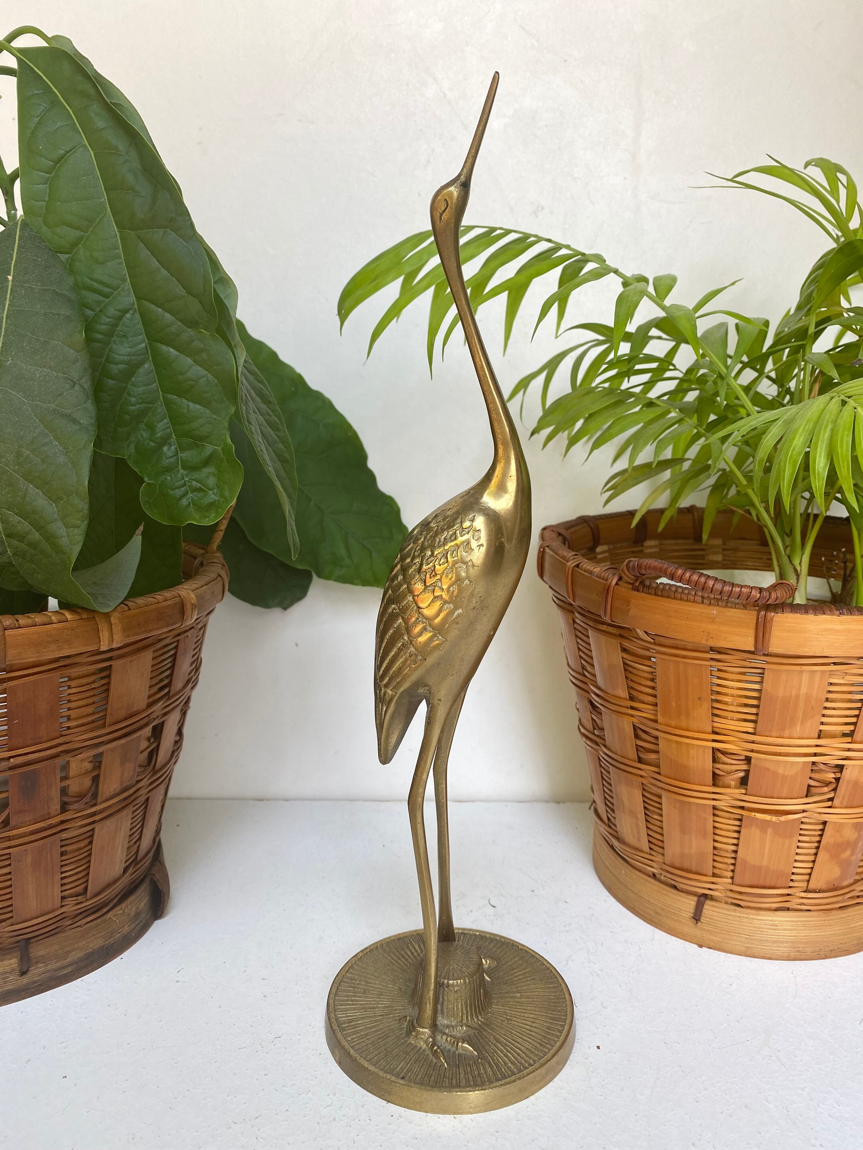 Oiseau en laiton vintage