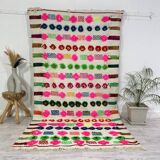 Handmade wool Berber rug 267 x 146 CM