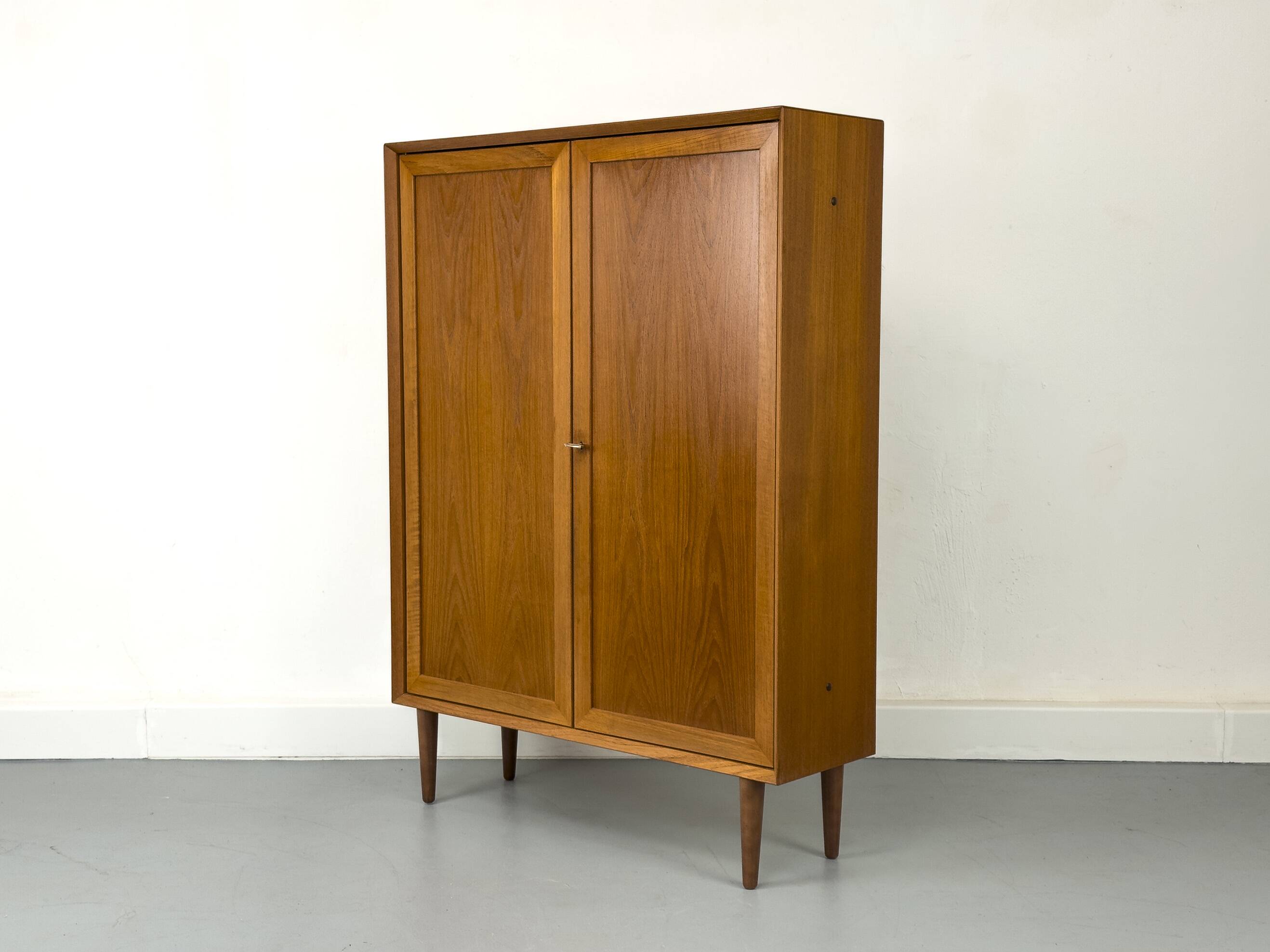 Danish teak wardrobe by Chr. Linneberg, 1970s