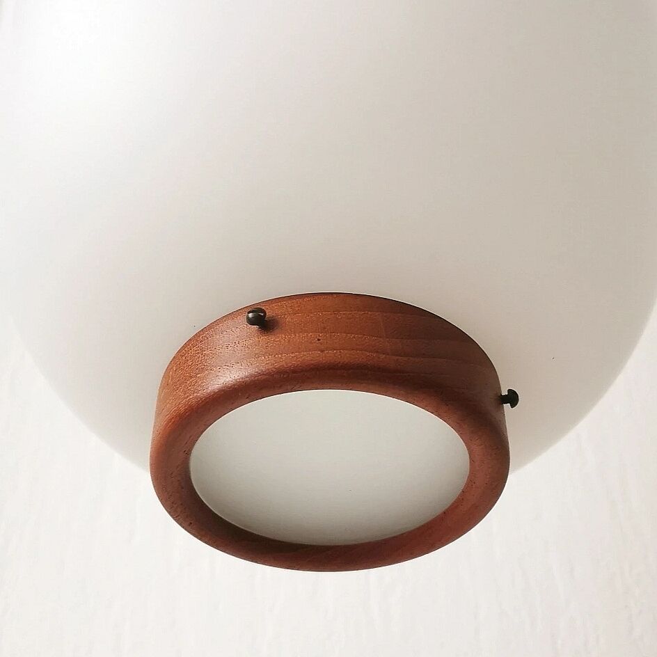 Pendant lamp "Kina" by Bent Karlby, Lyfa, 1950