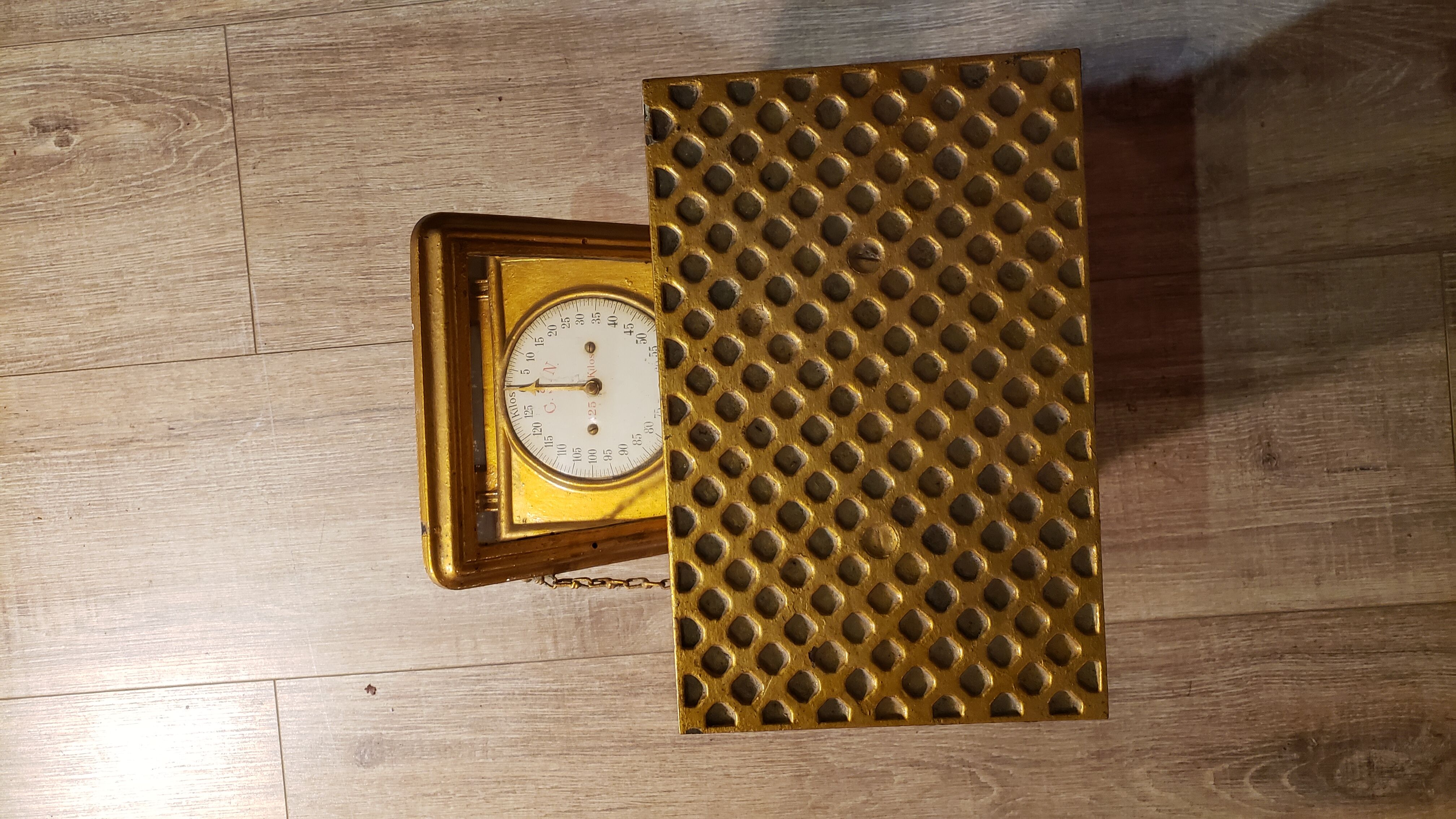 Pharmacy person weighs