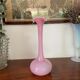 Pink opaline vase 32,5cm