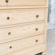 Antique pine chest of drawers