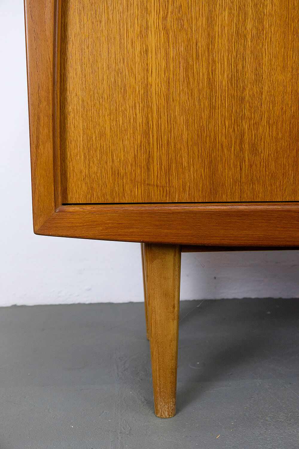 Teak sideboard with sliding doors by Bartels, 1977
