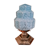 Vintage art deco skyscraper pose lamp