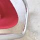 Table basse moderniste Bauhaus en acier tubulaire