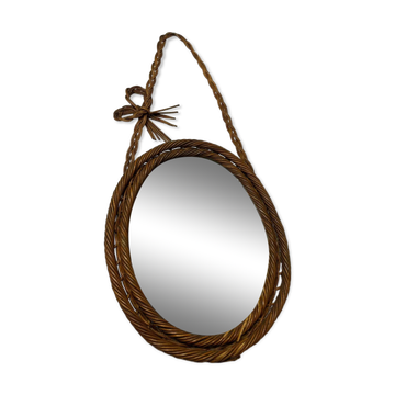Miroir en osier