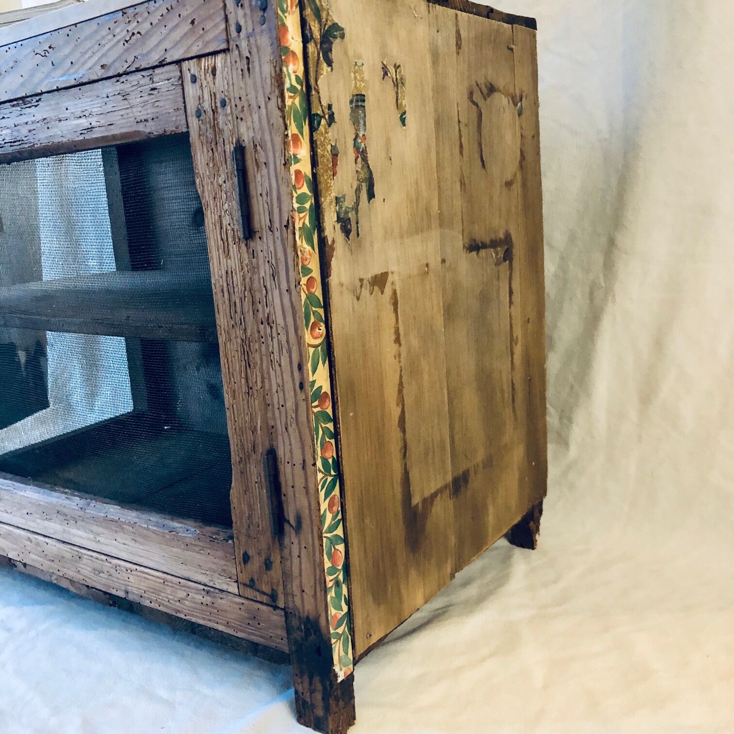 Old wooden eating guard