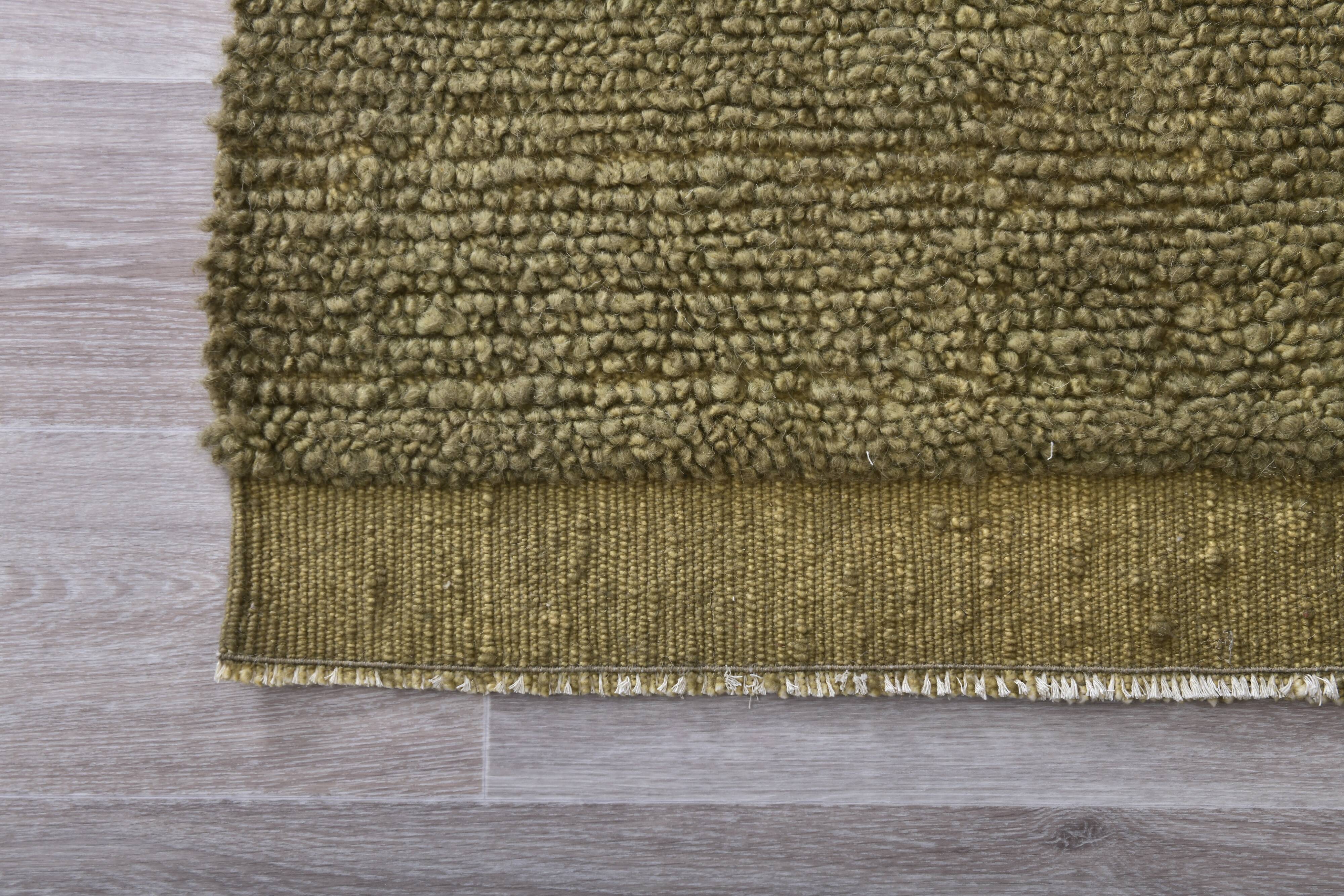 Green Berber Runner Rug 66x209Cm SK 241302