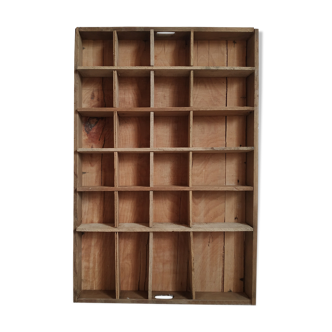 Old wooden locker 24 boxes