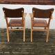 Paire de fauteuils bridges années 50