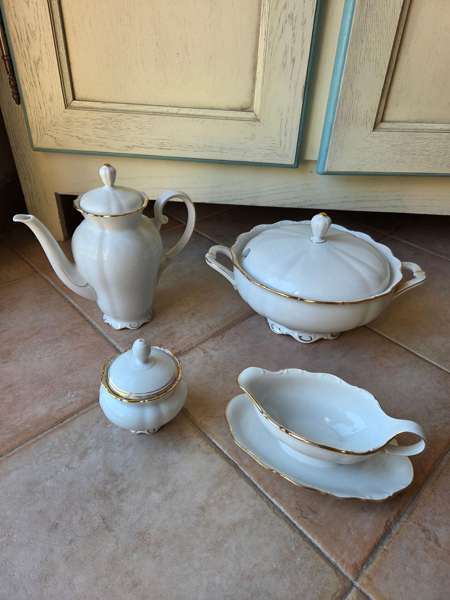 Set of porcelain tableware Seltmann Weiden