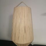 Hanging in natural raffia