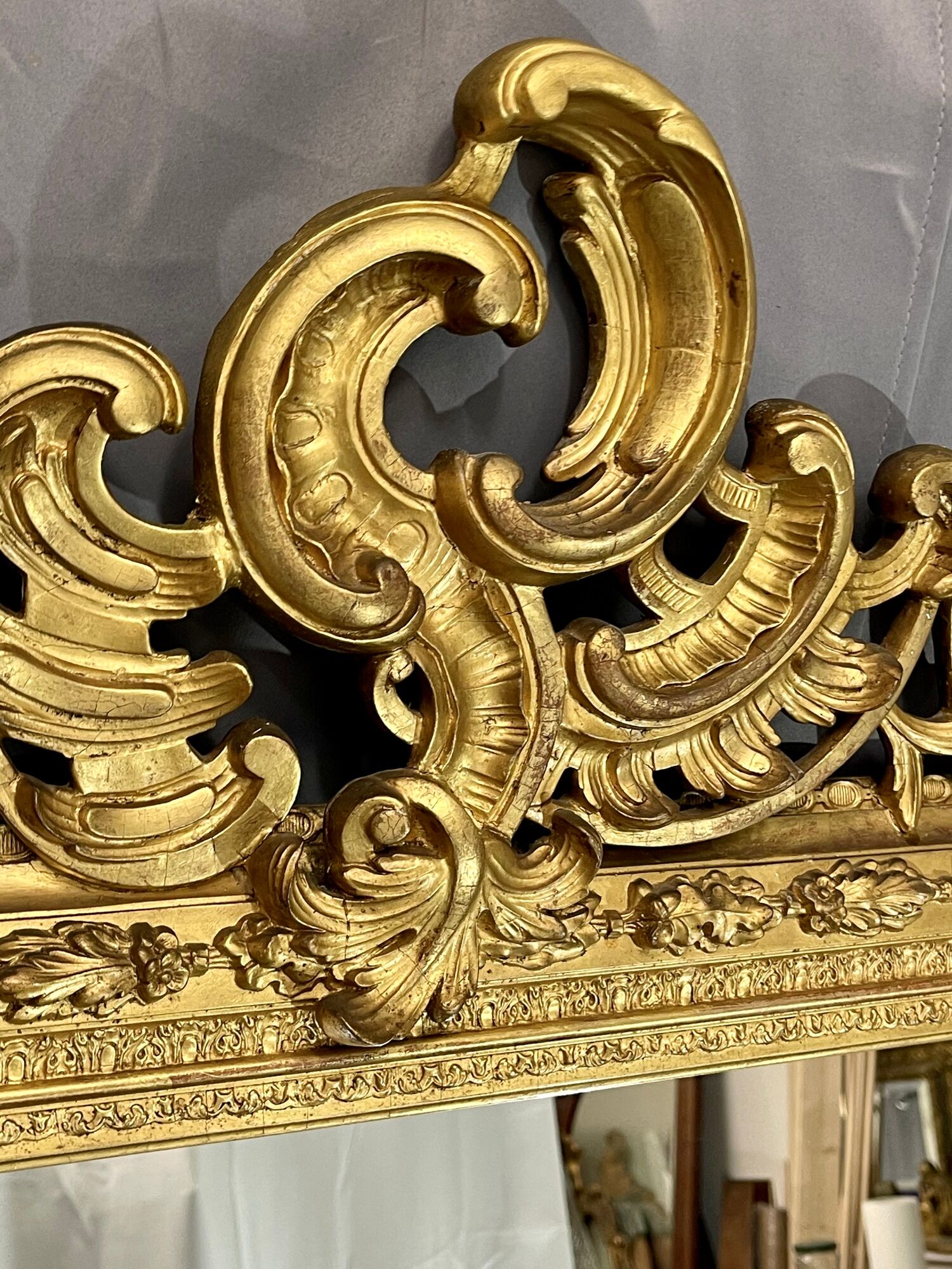 Miroir 178 x109 époque XIXè, Napoléon III