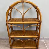 Vintage rattan shelf