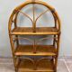 Vintage rattan shelf