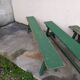 Benches of guinguettes, lot of 5