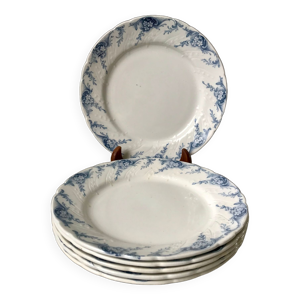 Lot de assiettes à dessert - terre fer