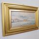 View of the Gulf of Naples, oil painting on board, Italy early 20th century, signed
