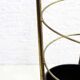 Vintage brass umbrella stand, bamboo handle