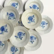 Set of 20 deep plates Digoin Sarreguemines, model Digoin.