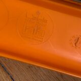 Vintage orange shell chair