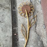Vintage rattan mirror